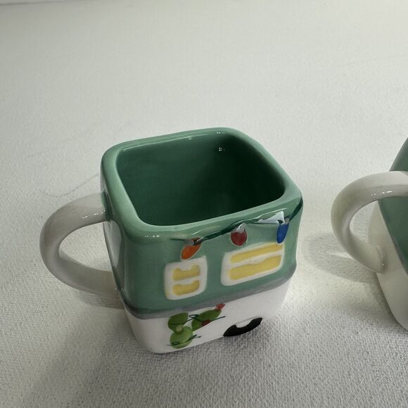 TAG RV Camper Mini Mugs 2” Tall 2 oz Ceramic Set Of 3 - Picture 3 of 9